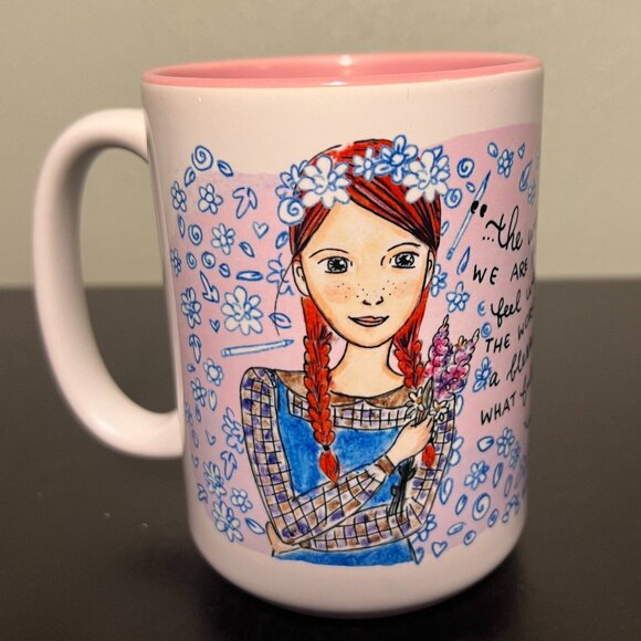 ANNE OF GREEN GABLES  Anne Shirley & Author Lucy Maud Montgomery Ceramic Mug - Picture 2 of 10
